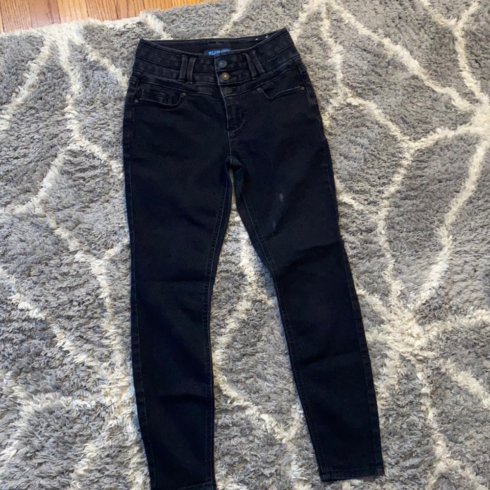 High Waisted Black Jeans